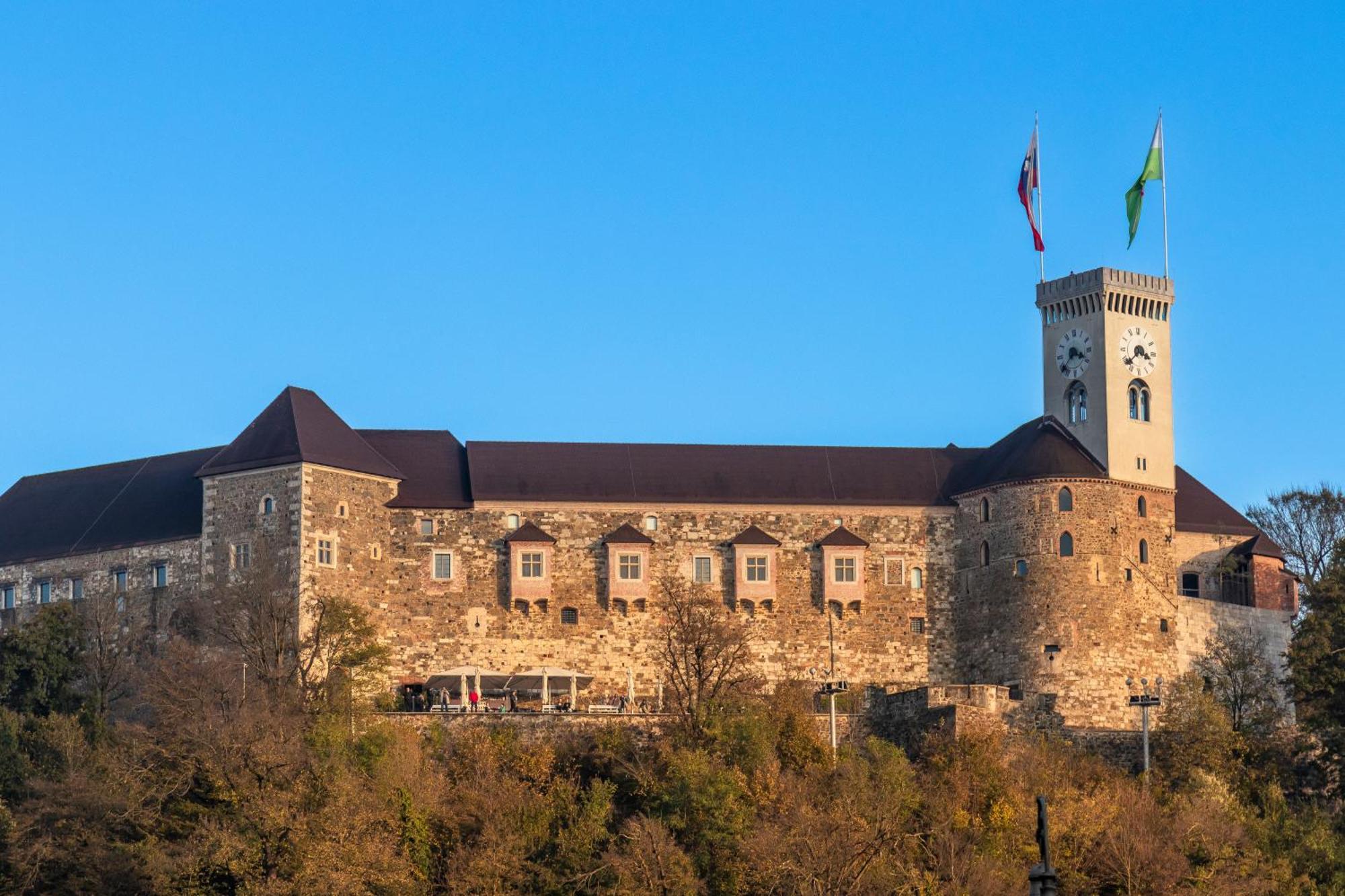 Luxe Penthouse With A Castle View Liubliana Exterior foto