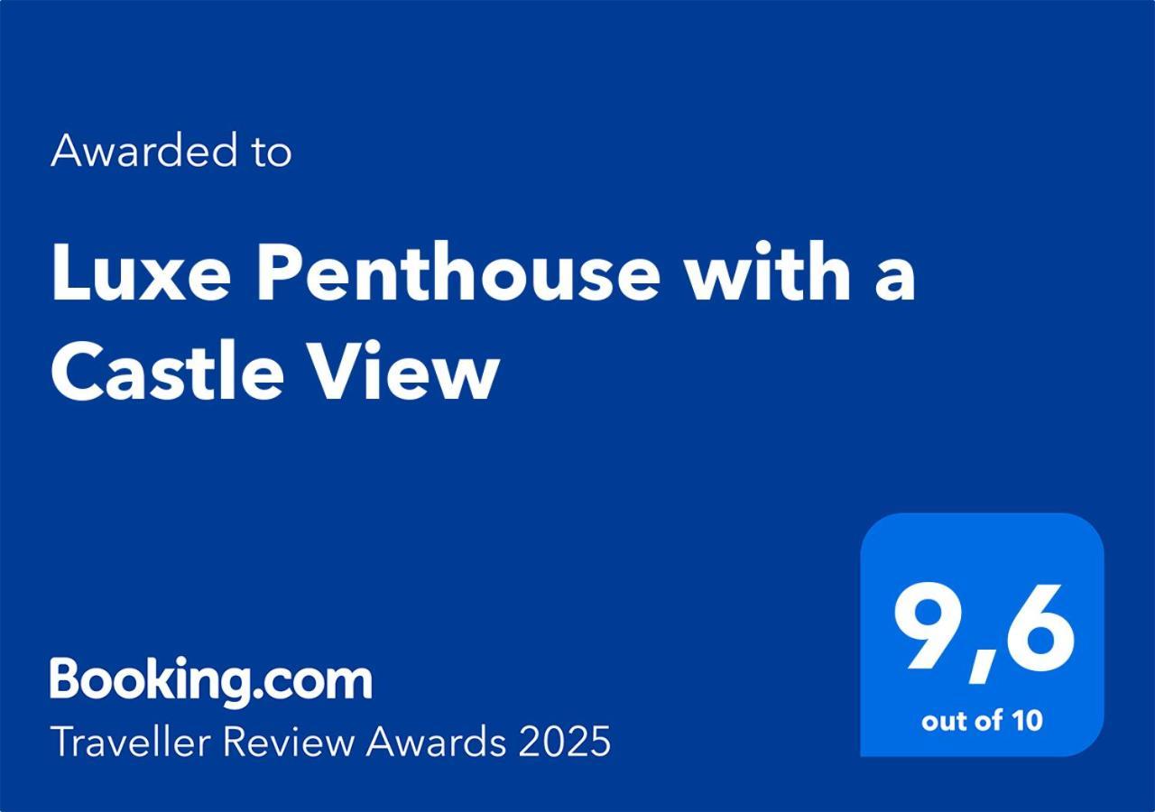 Luxe Penthouse With A Castle View Liubliana Exterior foto